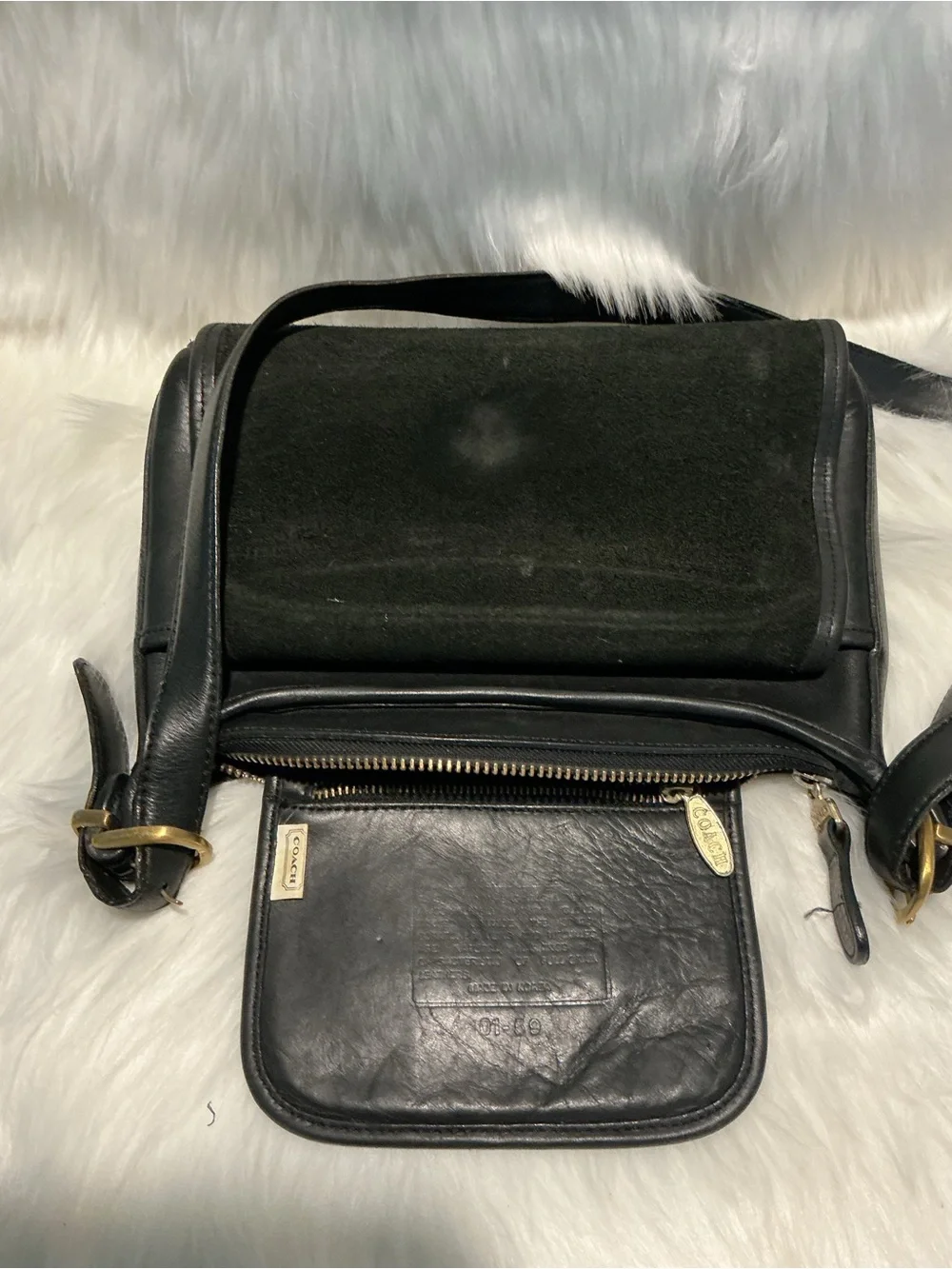 Coach Vintage Town Bag 1990s Vintage Black Leather
